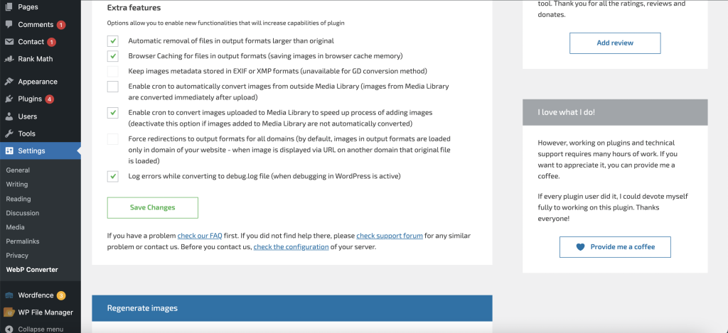 Use WebP in WordPress